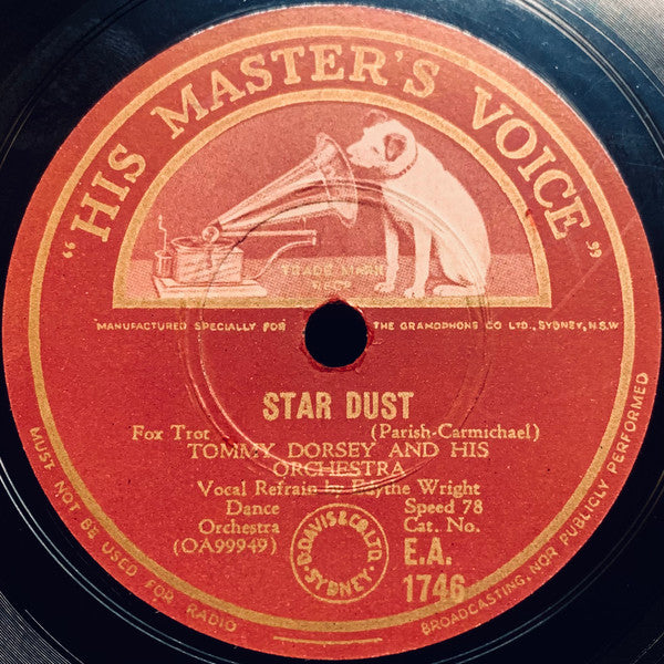 Benny Goodman And His Orchestra / Tommy Dorsey And His Orchestra : Star Dust (Shellac, 10")