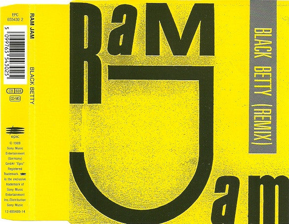 Ram Jam : Black Betty (Remix) (CD, Maxi, RE)