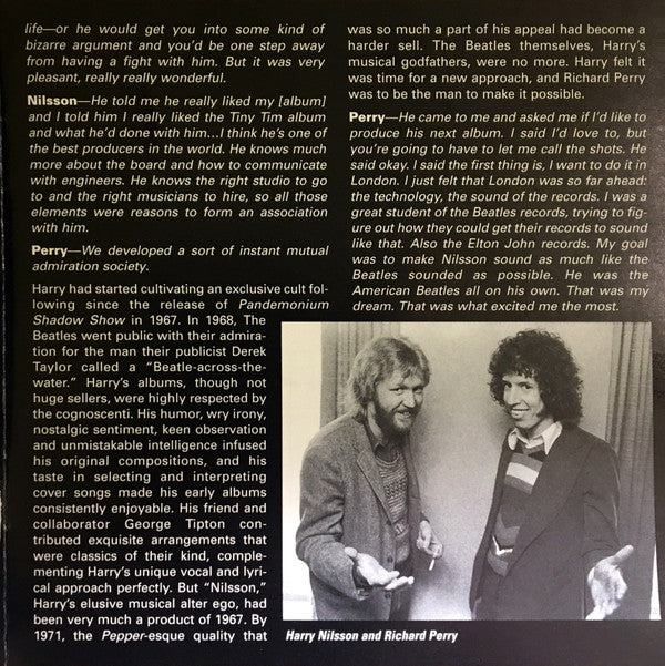 Harry Nilsson : Nilsson Schmilsson (CD, Album, RE)