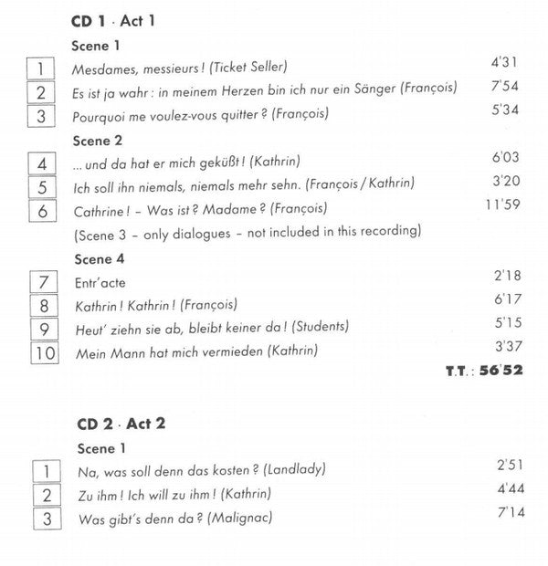 Erich Wolfgang Korngold - Melanie Diener · David Rendall · Robert Hayward · Lillian Watson · Della Jones · BBC Concert Orchestra · Martyn Brabbins : Die Kathrin (3xCD, Album)