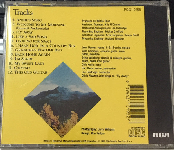 John Denver : John Denver's Greatest Hits, Volume Two (CD, Comp, RE)