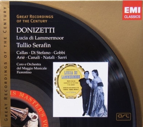 Donizetti* / Serafin*, Callas*, Di Stefano*, Gobbi*, Arié*, Canali*, Natali*, Sarri*, Coro* E Orchestra Del Maggio Musicale Fiorentino : Lucia Di Lammermoor (2xCD, Album, Mono, RE, RM)