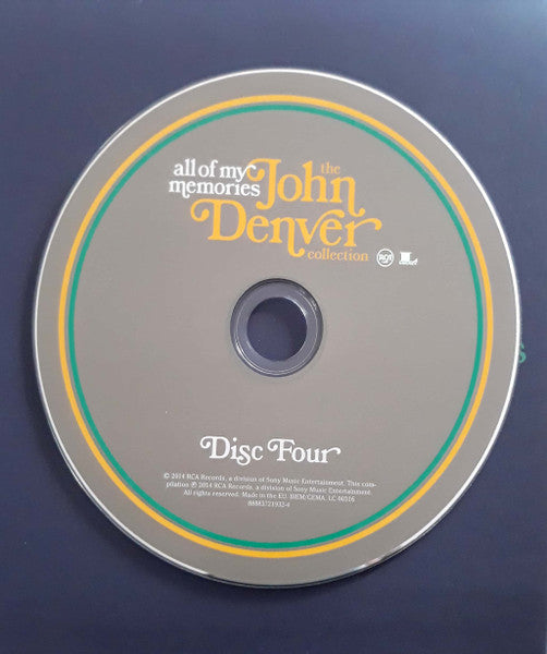 John Denver : All Of My Memories (The John Denver Collection) (4xCD, Comp, Mono, RM + Box)