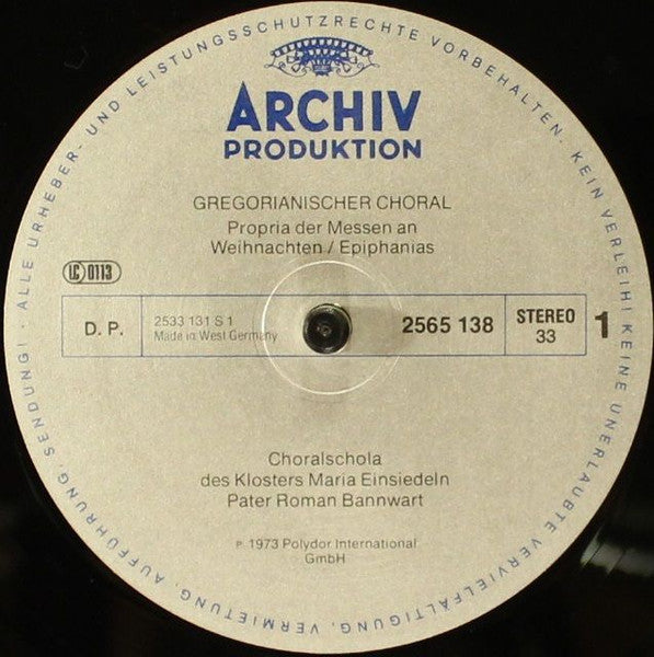 Various : Die Tradition Des Gregorianischen Chorals (6xLP + Box, Comp)
