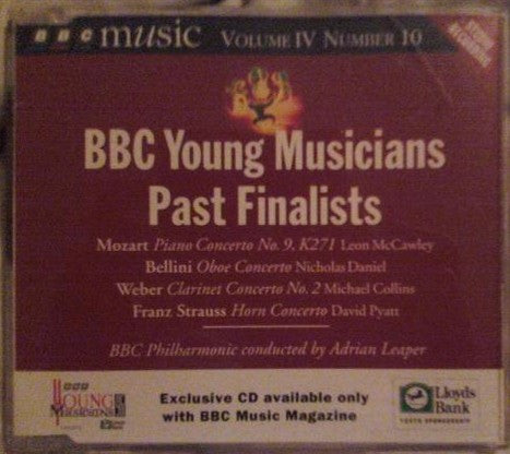 Wolfgang Amadeus Mozart / Vincenzo Bellini / Carl Maria von Weber / Franz Strauss - BBC Philharmonic, Adrian Leaper : BBC Young Musicians Past Finalists (CD)