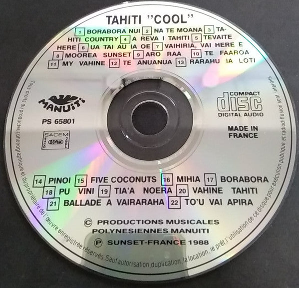 Michel Poroi & Patrick Roche : Tahiti Cool (CD, Album, Comp, RE)