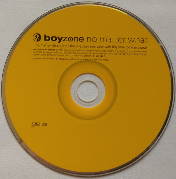 Boyzone : No Matter What (CD, Single, Enh)
