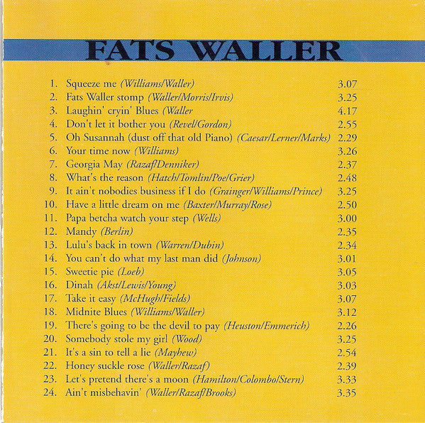 Fats Waller : Fats Waller Members Edition (CD, Comp)