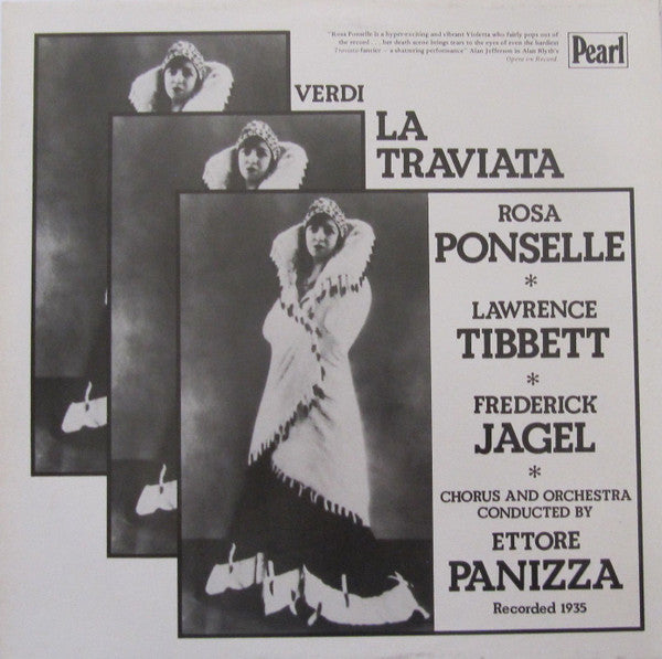 Verdi*, Rosa Ponselle, Lawrence Tibbett, Frederick Jagel, Ettore Panizza : La Traviata (2xLP, Album)