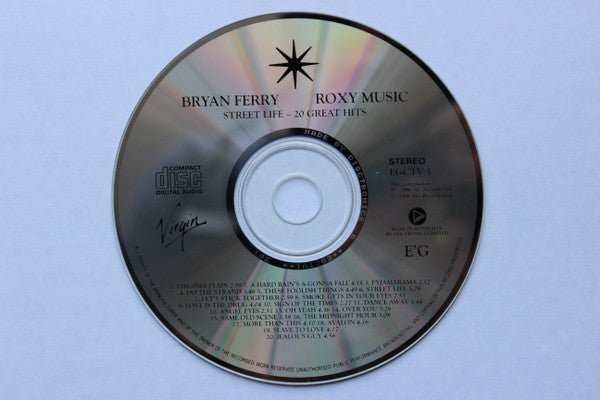 Bryan Ferry / Roxy Music : Street Life - 20 Great Hits (CD, Comp)