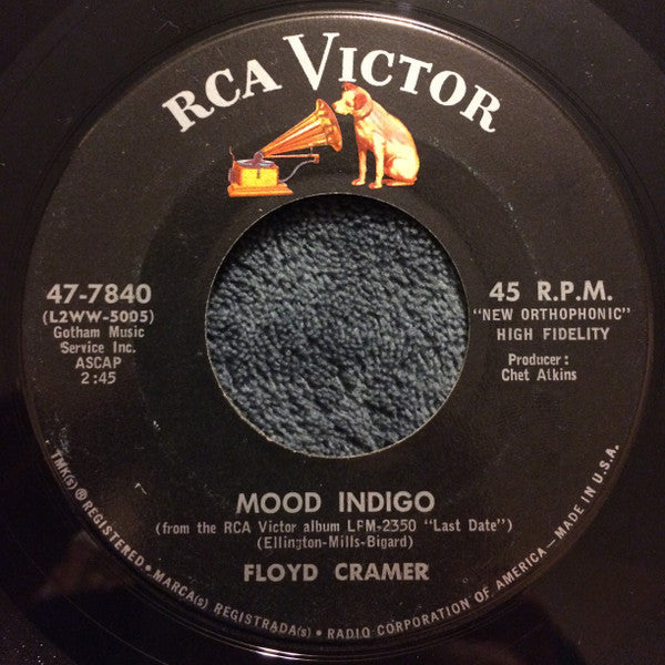 Floyd Cramer : On The Rebound / Mood Indigo (7", Single, Hol)