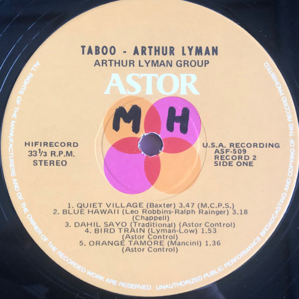 Arthur Lyman Group* : Taboo - The Exotic Sounds Of Arthur Lyman (3xLP, Album, Comp)