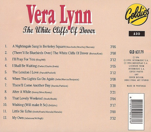 Vera Lynn : The White Cliffs Of Dover (CD, Comp)