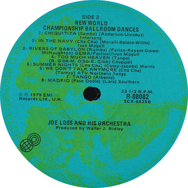 Joe Loss & His Orchestra : New World Championship Ballroom Dances (LP, Album, Club)
