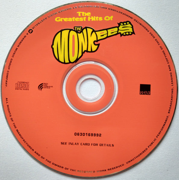 The Monkees : (Here They Come...) The Greatest Hits Of The Monkees (CD, Comp)