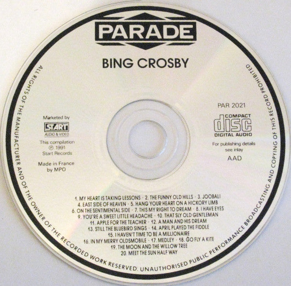 Bing Crosby : The Most Welcome Groaner - Bing Of Course (CD, Comp)