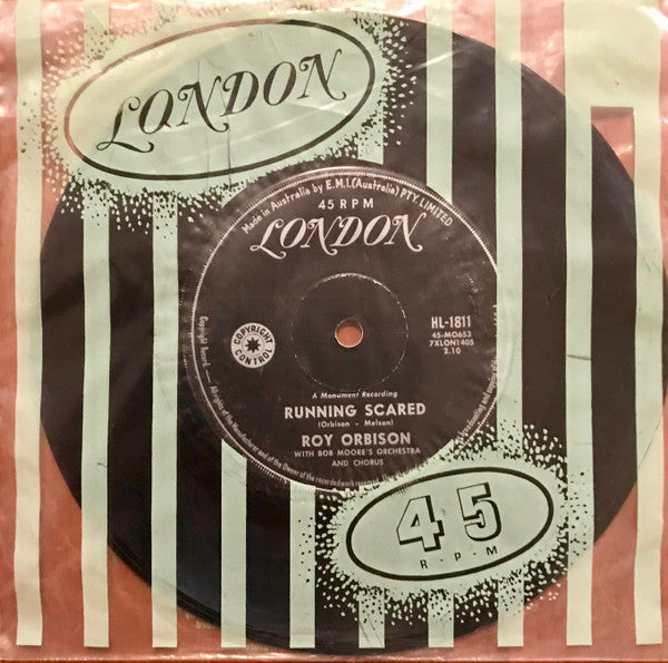 Roy Orbison : Running Scared / Love Hurts (7", Single)
