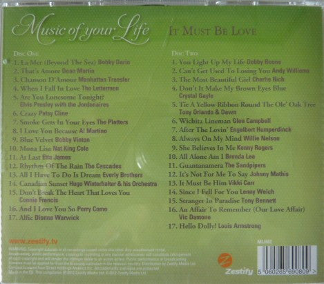 Various : Music Of Your Life - It Must Be Love (2xCD, Comp)