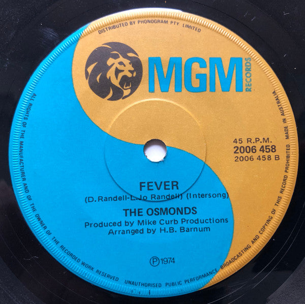 The Osmonds : Love Me For A Reason (7", Single)