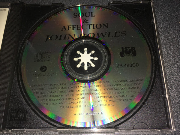 John Rowles : Soul & Affection (CD, Comp)