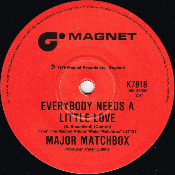 Major Matchbox* : Rockabilly Rebel (7", Single)