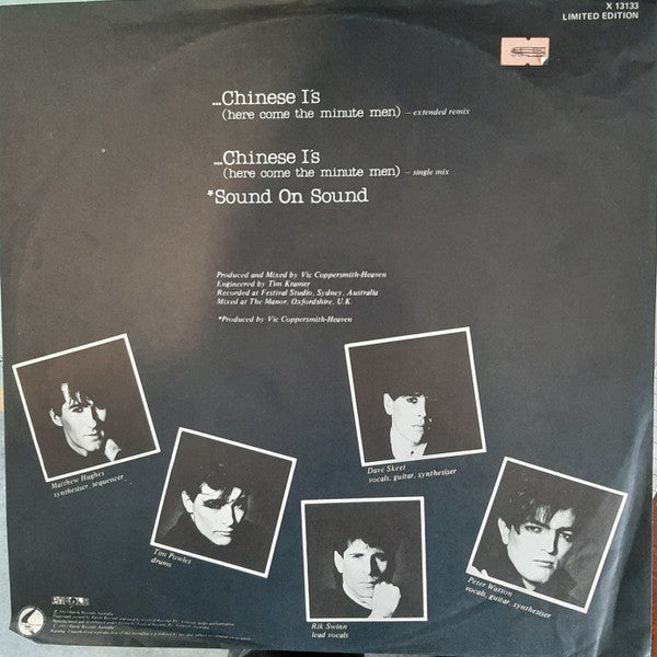 Venetians* : Chinese I's (Here Come The Minute Men) (12", Ltd)