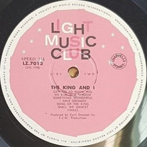 Various : The King And I (LP, Album, Mono, Club)