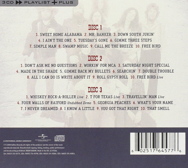 Lynyrd Skynyrd : Playlist+Plus (3xCD, Comp, Sle)