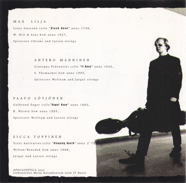 Apocalyptica : Plays Metallica By Four Cellos (CD, Album, RE)