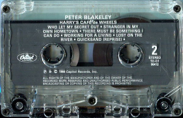 Peter Blakeley : Harry's Cafe De Wheels (Cass, Album)