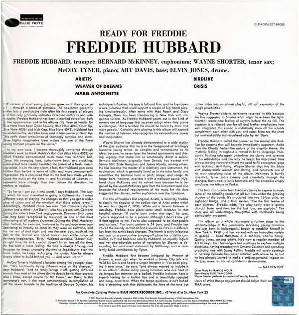 Freddie Hubbard : Ready For Freddie (LP, Album)