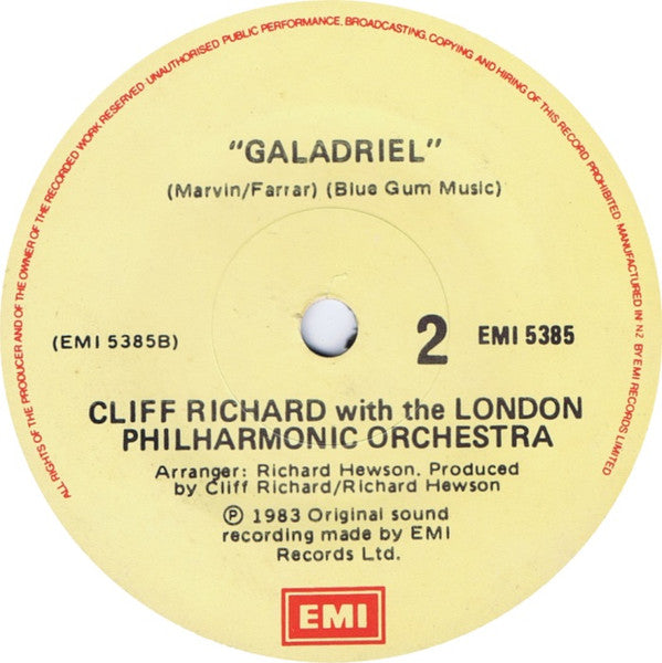 Cliff Richard With The London Philharmonic Orchestra : True Love Ways (7", Single)