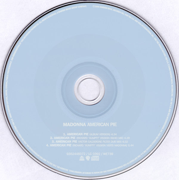 Madonna : American Pie (CD, Single)