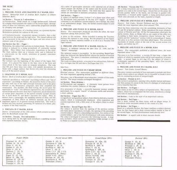 Diderik Buxtehude*, Marie-Claire Alain : The Encyclopaedia Of The Organ Volume Seven (LP, Album, Club)