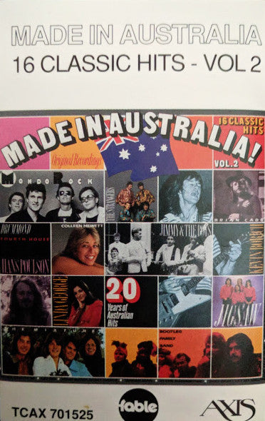 Various : Made In Australia - 16 Classic Hits - Vol 2 (Cass, Comp)