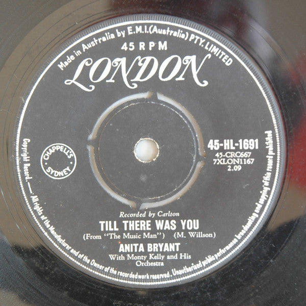 Anita Bryant : In My Little Corner Of The World (7")