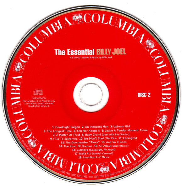 Billy Joel : The Essential Billy Joel (2xCD, Comp, RM)