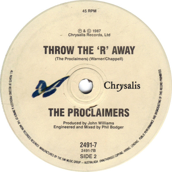 The Proclaimers : King Of The Road (7")