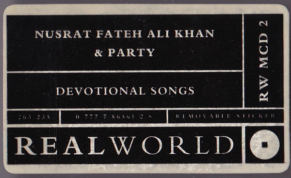 Nusrat Fateh Ali Khan & Party : Devotional Songs (CD, Album)