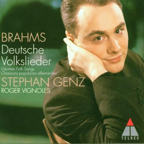 Johannes Brahms, Stephan Genz, Roger Vignoles : Deutsche Volkslieder = German Folk Songs = Chansons Populaires Allemandes (CD, Album)