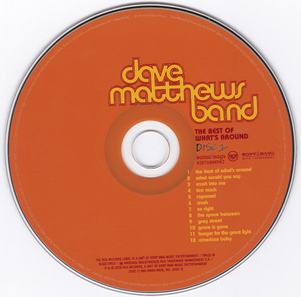 Dave Matthews Band : The Best Of What's Around Vol. 01 (2xCD, Comp)