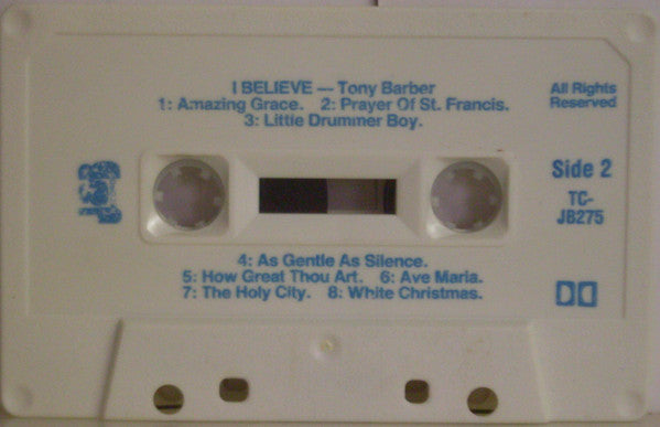 Tony Barber (6) : I Believe (Cass)