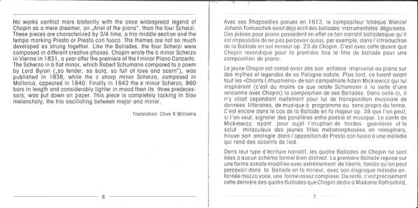 Frédéric Chopin - Cyprien Katsaris : Ballades & Scherzos (CD, Album, RP)