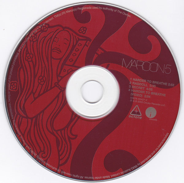 Maroon 5 : Harder To Breathe (CD, Single, Enh)