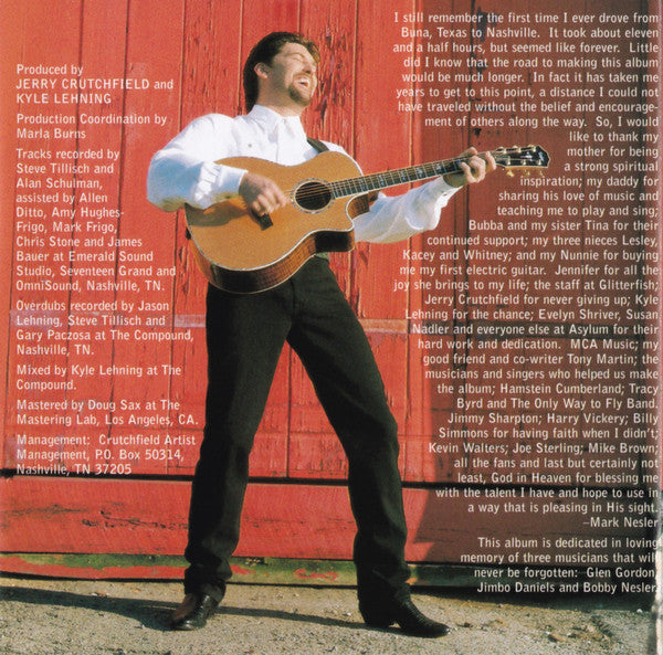 Mark Nesler : I'm Just That Way (CD, Album)
