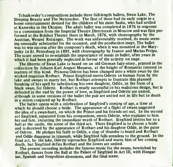 Tchaikovsky*, Slovak Philharmonic*, Michael Halasz* : Nutcracker • Swan Lake (CD, Album)