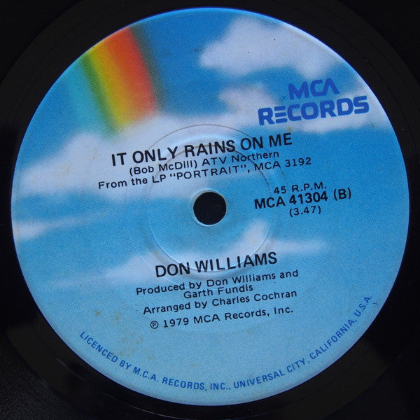 Don Williams (2) : I Believe In You / It Only Rains On Me (7", Single)
