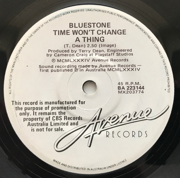 Bluestone (3) : The Same Party (7", Single, Promo)