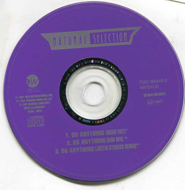 Natural Selection : Do Anything (CD, Maxi)