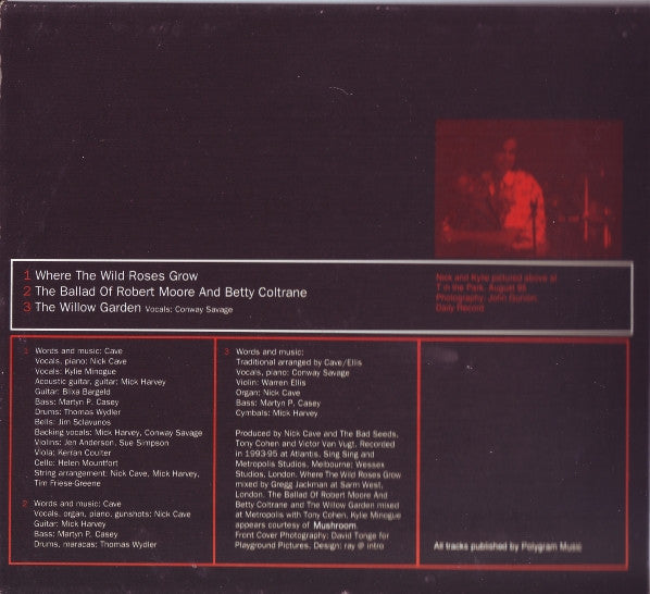 Nick Cave & The Bad Seeds + Kylie Minogue : Where The Wild Roses Grow (CD, Single, Dig)